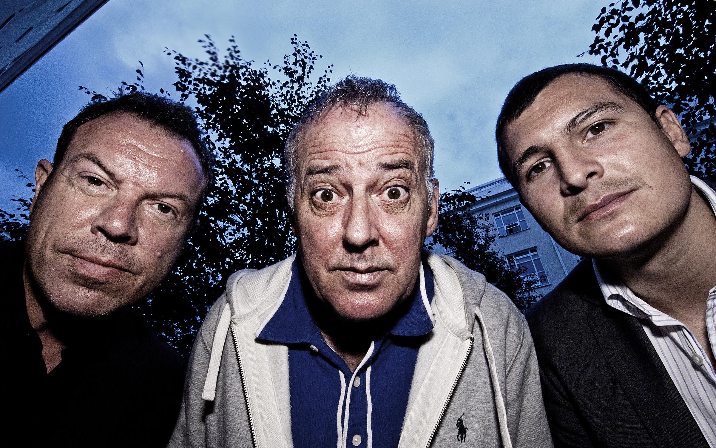 Michael Barrymore with publicist Jon Kirk, right. Copyright Palamedes PR